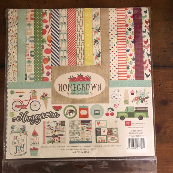 Echo Park ~ HOMEGROWN ~ Collection Kit ~ 12x12
